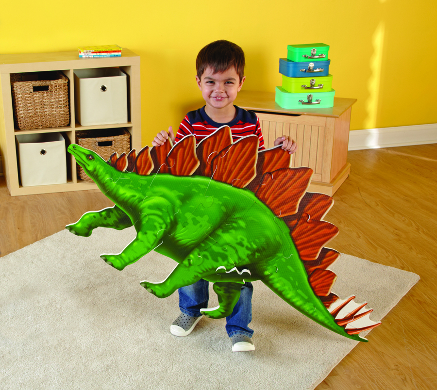 Puzzle de podea - Dinozaurul Stegosaurus