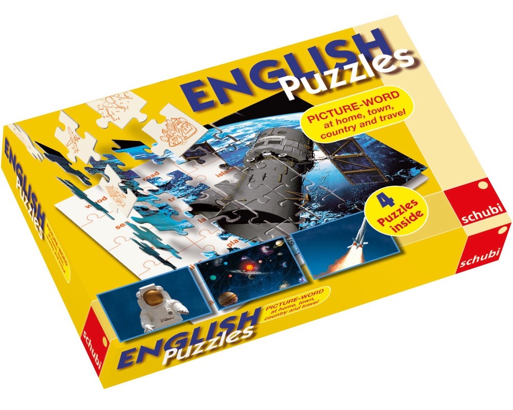 Puzzle în limba engleză - În casă, în călătorie, în oraș și la țară