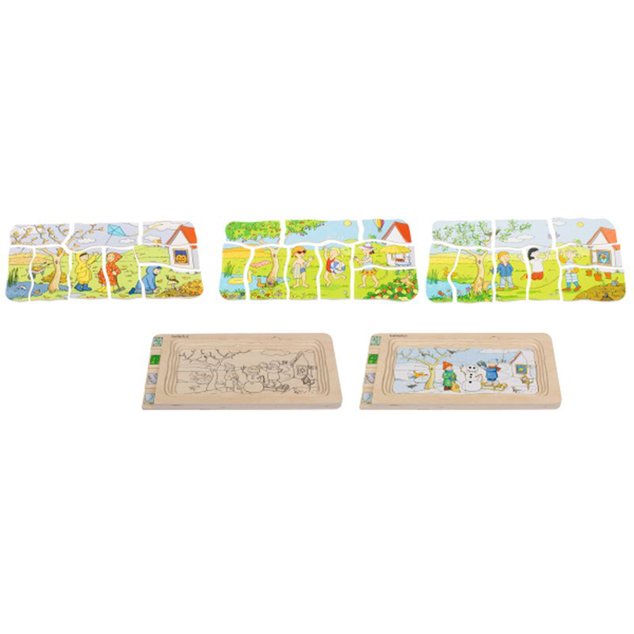 Puzzle stratificat – anotimpurile