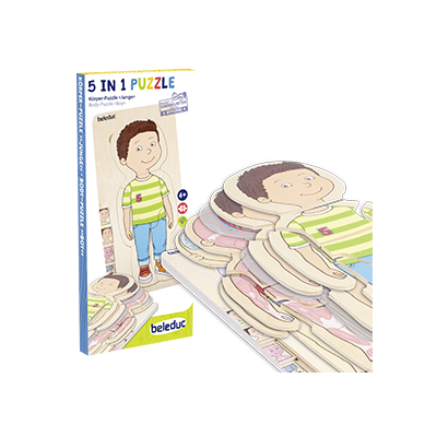Puzzle stratificat corpul tău - băiat beleduc