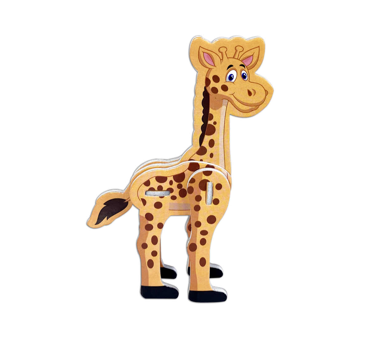 Puzzle 3D cu 7 piese – Girafă edituradiana.ro