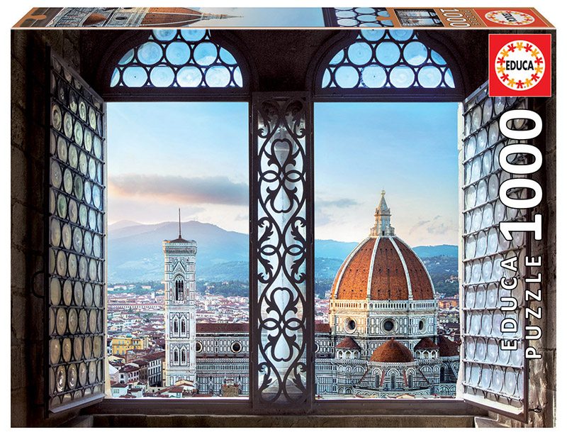 Puzzle cu 1000 de piese – Vedere din Florența, Italia edituradiana.ro