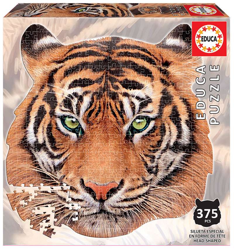 Puzzle cu 375 de piese – Cap de tigru edituradiana.ro