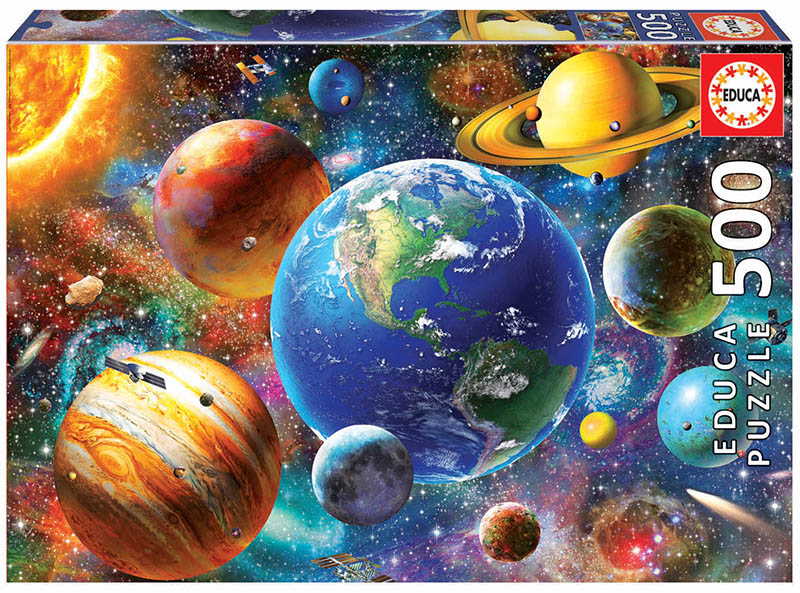 Puzzle cu 500 de piese – Sistemul solar edituradiana.ro