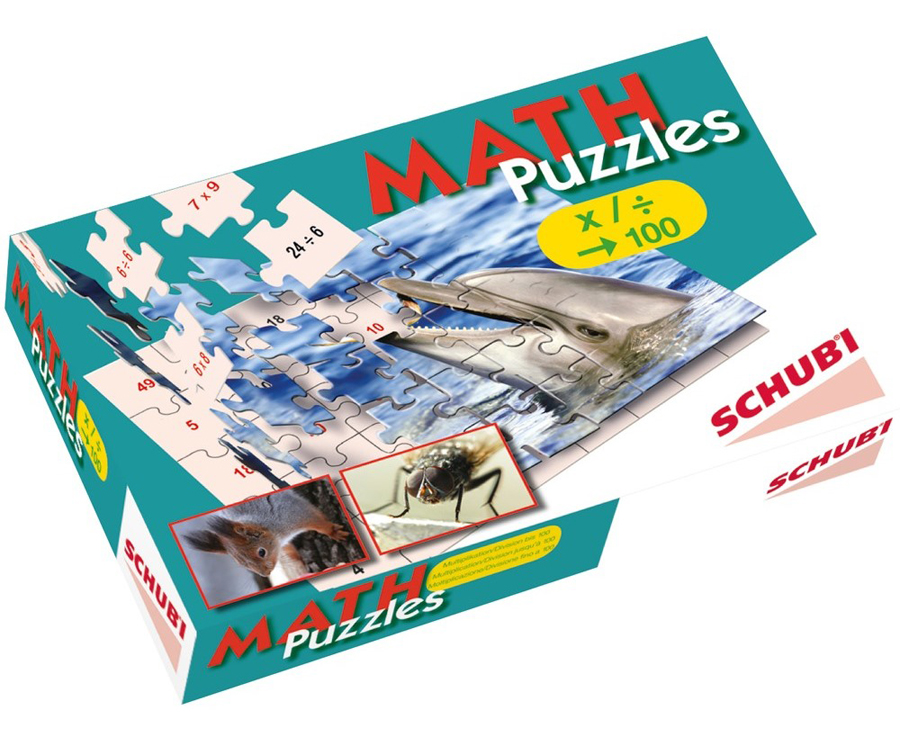 Puzzle-uri matematice - Înmulțirea și împărțirea până la 100