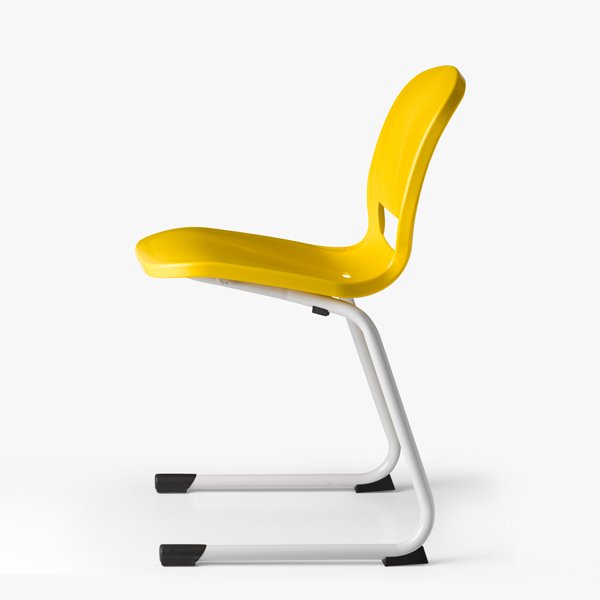 Scaun ergonomic pentru elevi, Ergos Shell Pole, Roșu