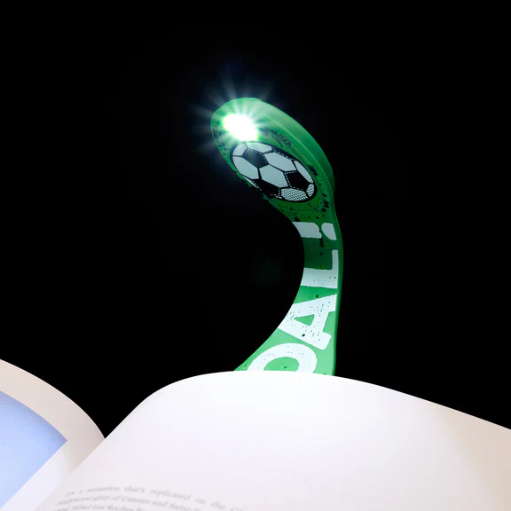 Vezi detalii pentru Semn de carte flexibil cu lumină - Fotbal