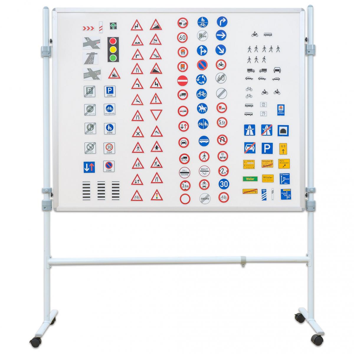 Semne de circulație magnetice - Set 218 piese