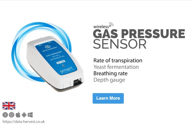 Senzor wireless de presiune diferențială a gazelor diferentiala