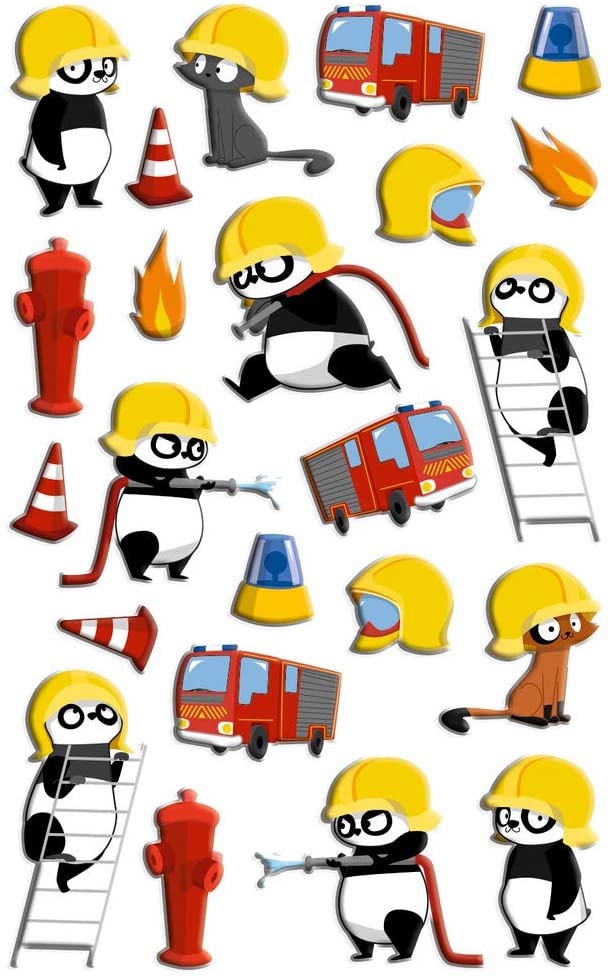 Set 23 de stickere 3D – Pompieri edituradiana.ro