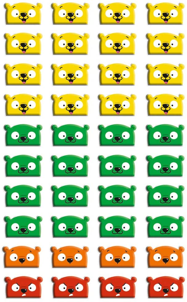 Set 40 de stickere 3D – Emoticoane ursuleți edituradiana.ro