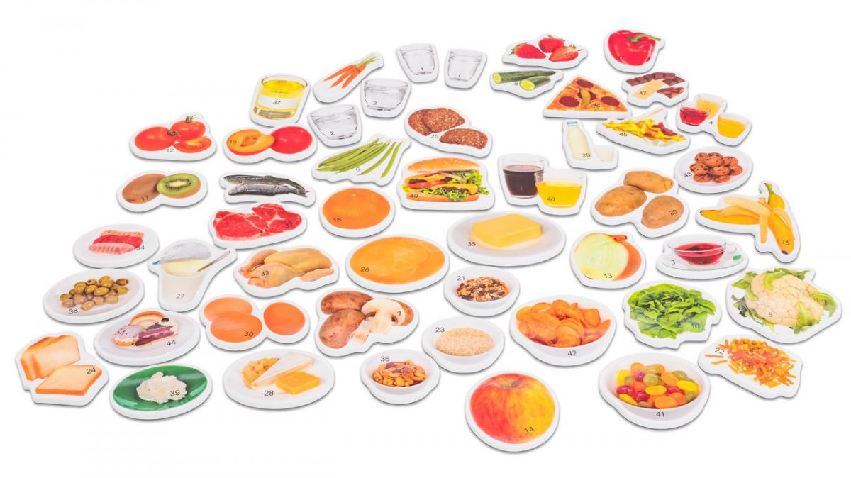 Set 50 de magneți cu alimente