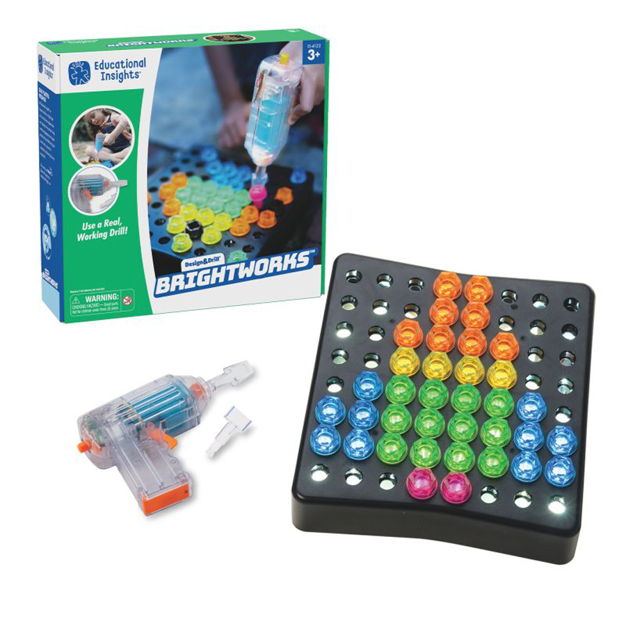 Set bormașină magică cu tăbliță reflectorizantă și 80 de șuruburi