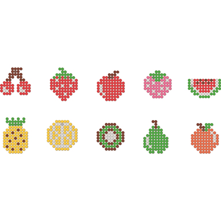 Set creativ cu mărgele – 10 Aqua-fructe edituradiana.ro