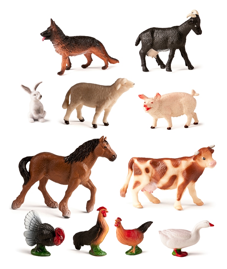 Set de 11 figurine – Animale de la fermă edituradiana.ro imagine 2022