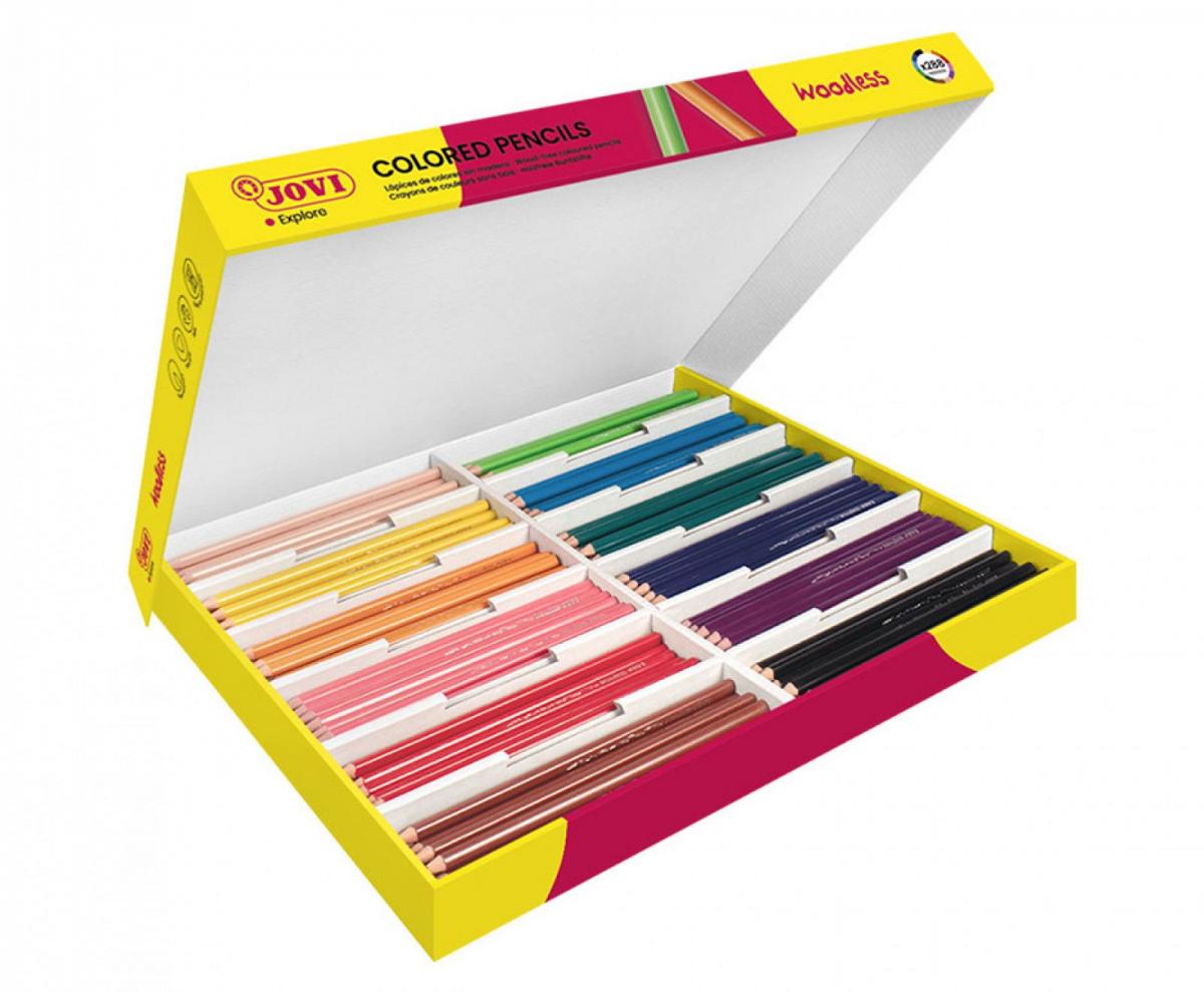 Set de 288 de creioane colorate