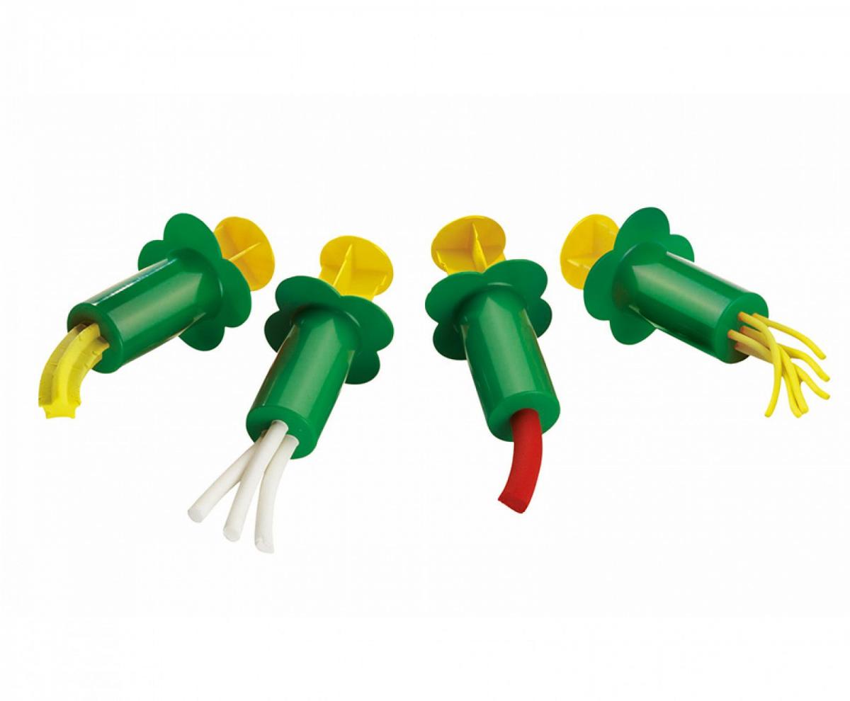 Set de 4 accesorii pentru modelarea plastilinei