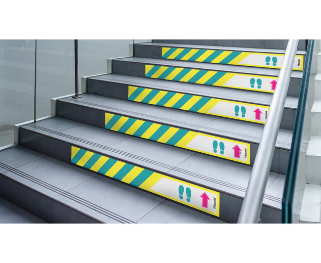 Set de 5 stickere pentru trepte, 64 x 8 cm edituradiana.ro imagine 2022