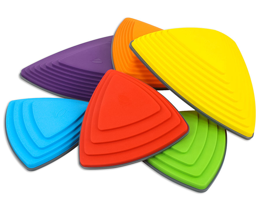 Set de 6 pietre colorate pentru echilibru