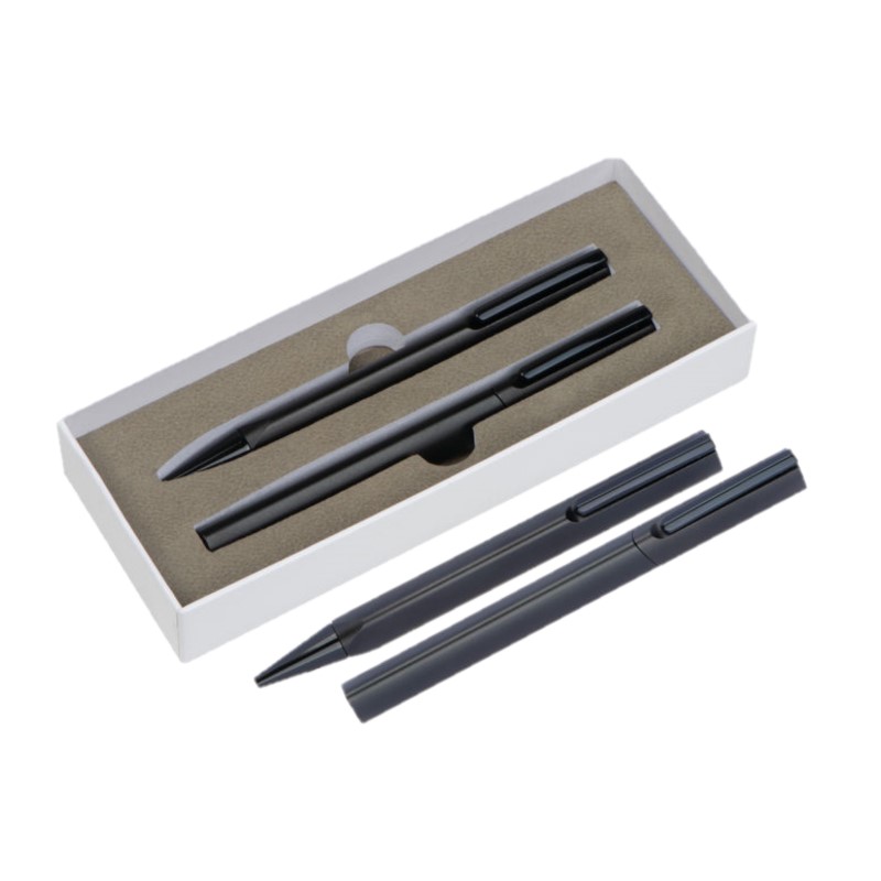 Set de scris cu 2 pixuri triunghiulare cu funcție touch