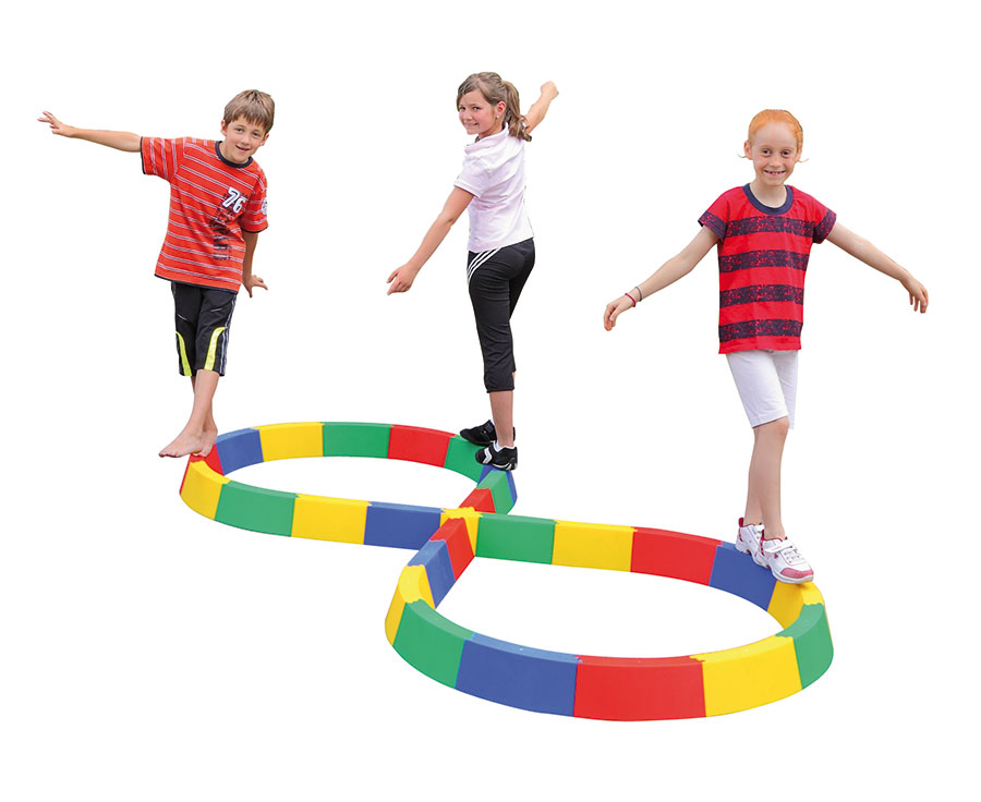 Set pentru echilibru cu 27 de piese colorate