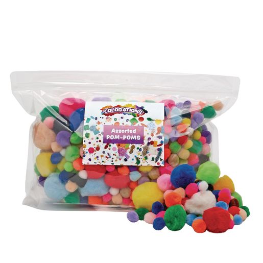 Set pom -pom multicolor - 300 de piese