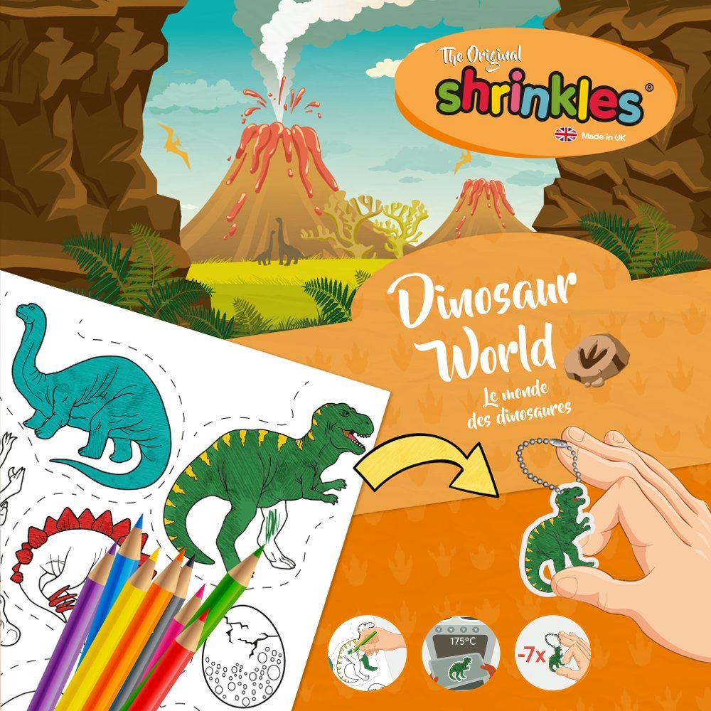 Shrinkles - Realizează-ți propriile accesorii cu dinozaurii lumii