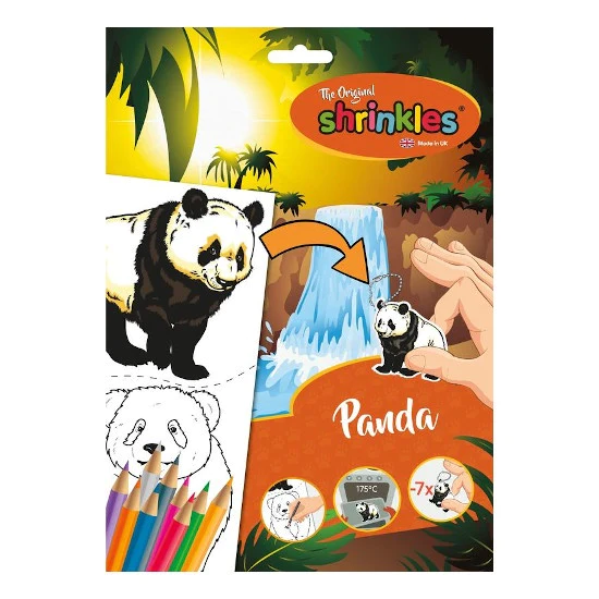 Vezi detalii pentru Shrinkles - Realizează-ți propriile accesorii cu urși panda