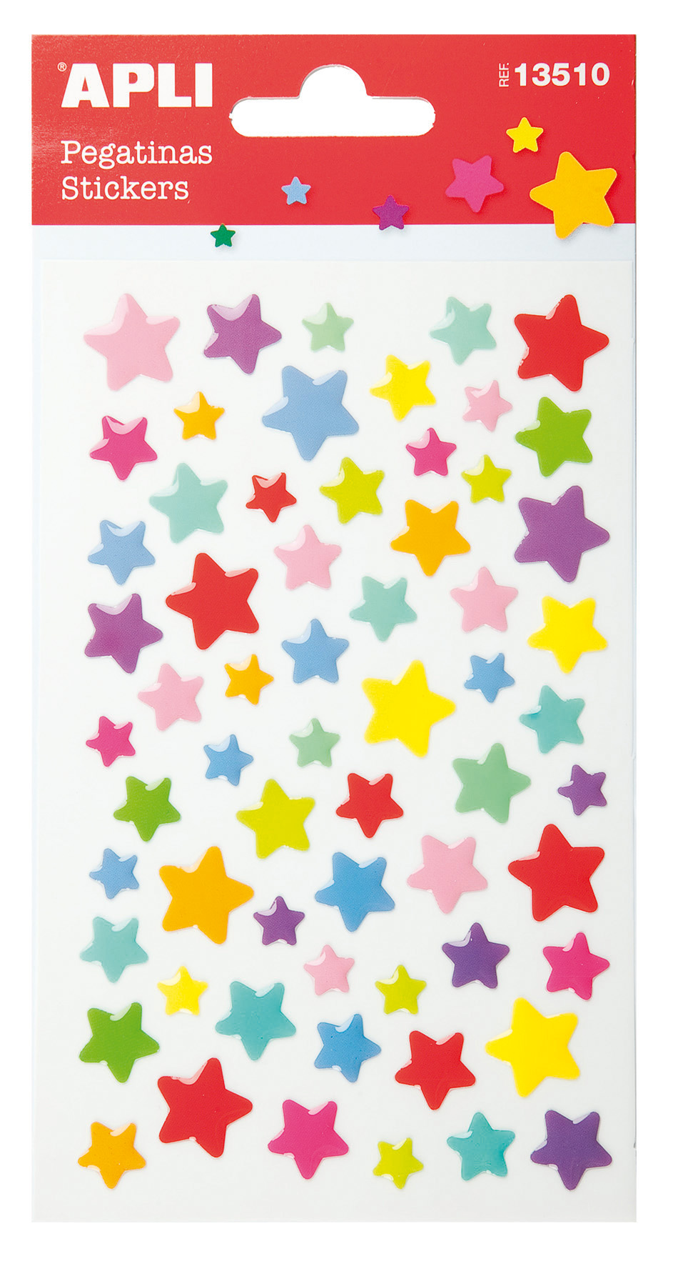 Stickere cu stele colorate