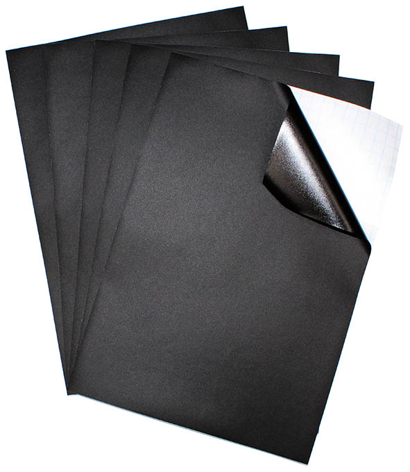 Set de 5 folii negre autoadezive de scris cu creta, 20 x 30 cm edituradiana.ro