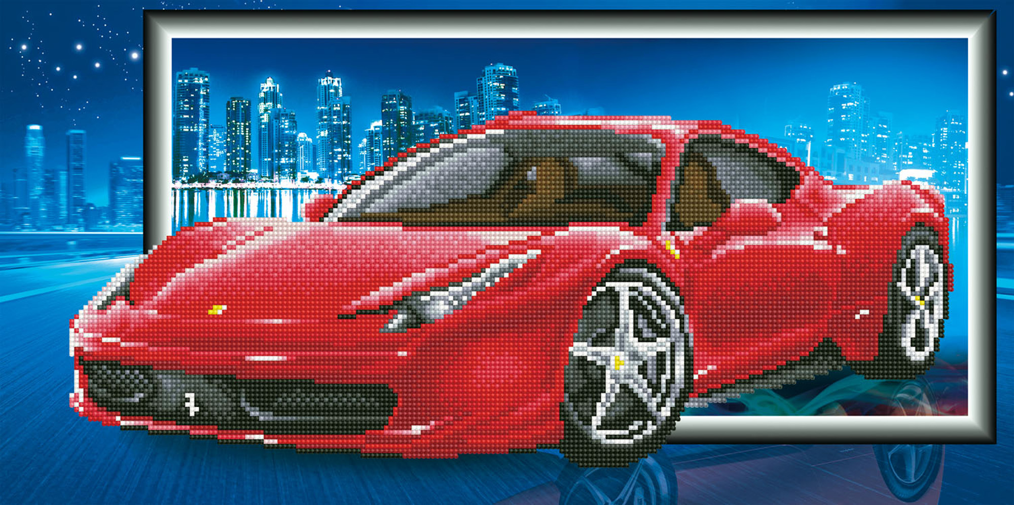 Tablou cu diamante – Mașină roșie, 32 x 62 cm edituradiana.ro poza 2022