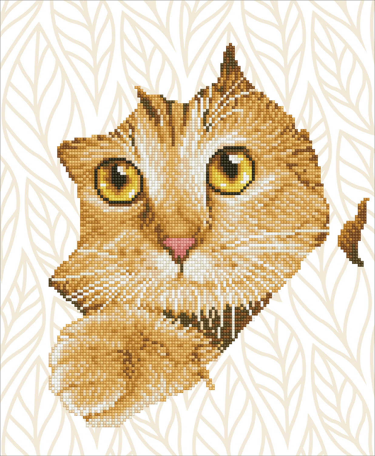 Tablou cu diamante – Pisicuța cu ochi mari, 37 x 45 cm edituradiana.ro poza 2022