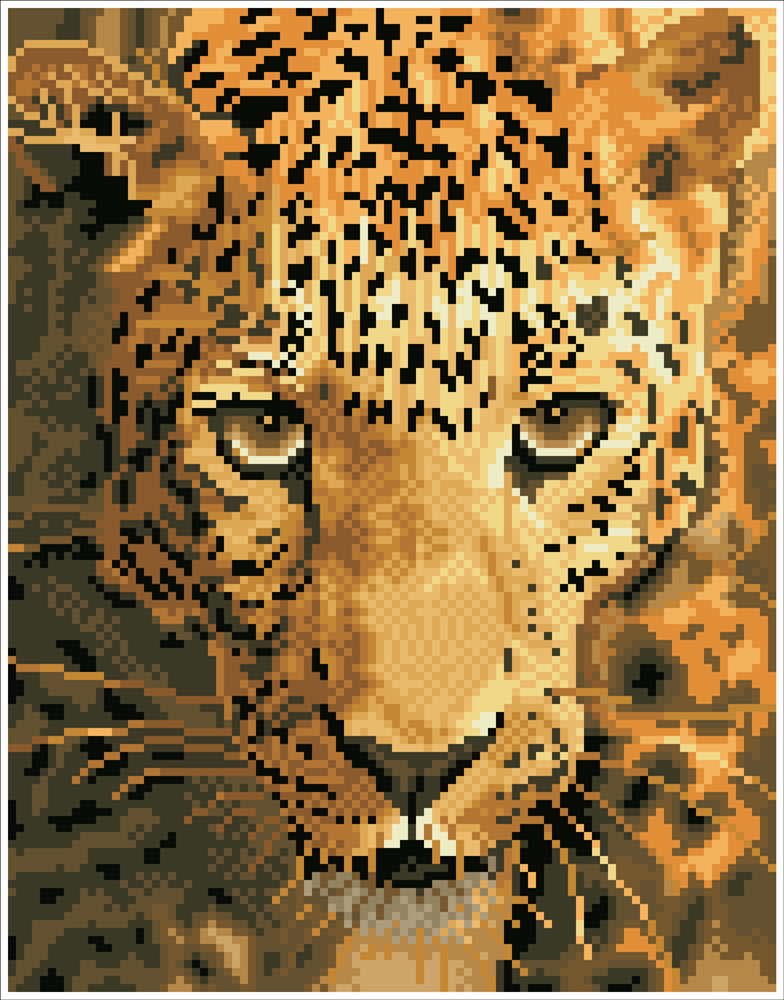 Tablou cu diamante înrămat – Jaguar, 28 x 36 cm edituradiana.ro imagine 2022
