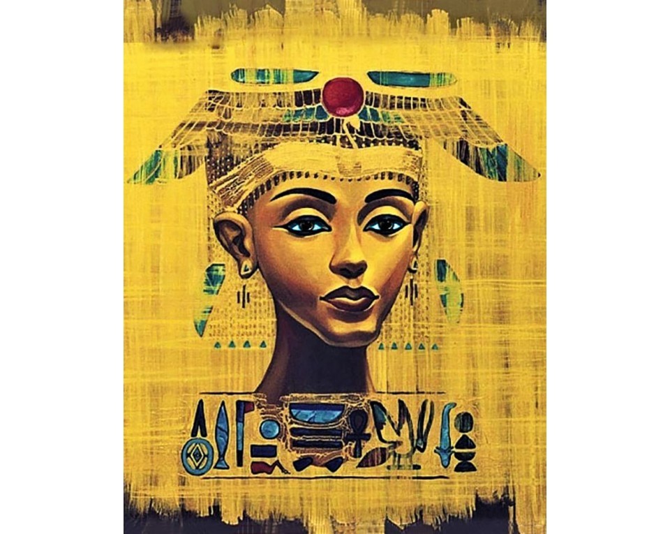 Tablou cu diamante – Regina Nefertari (48 x 38 cm) edituradiana.ro poza 2022