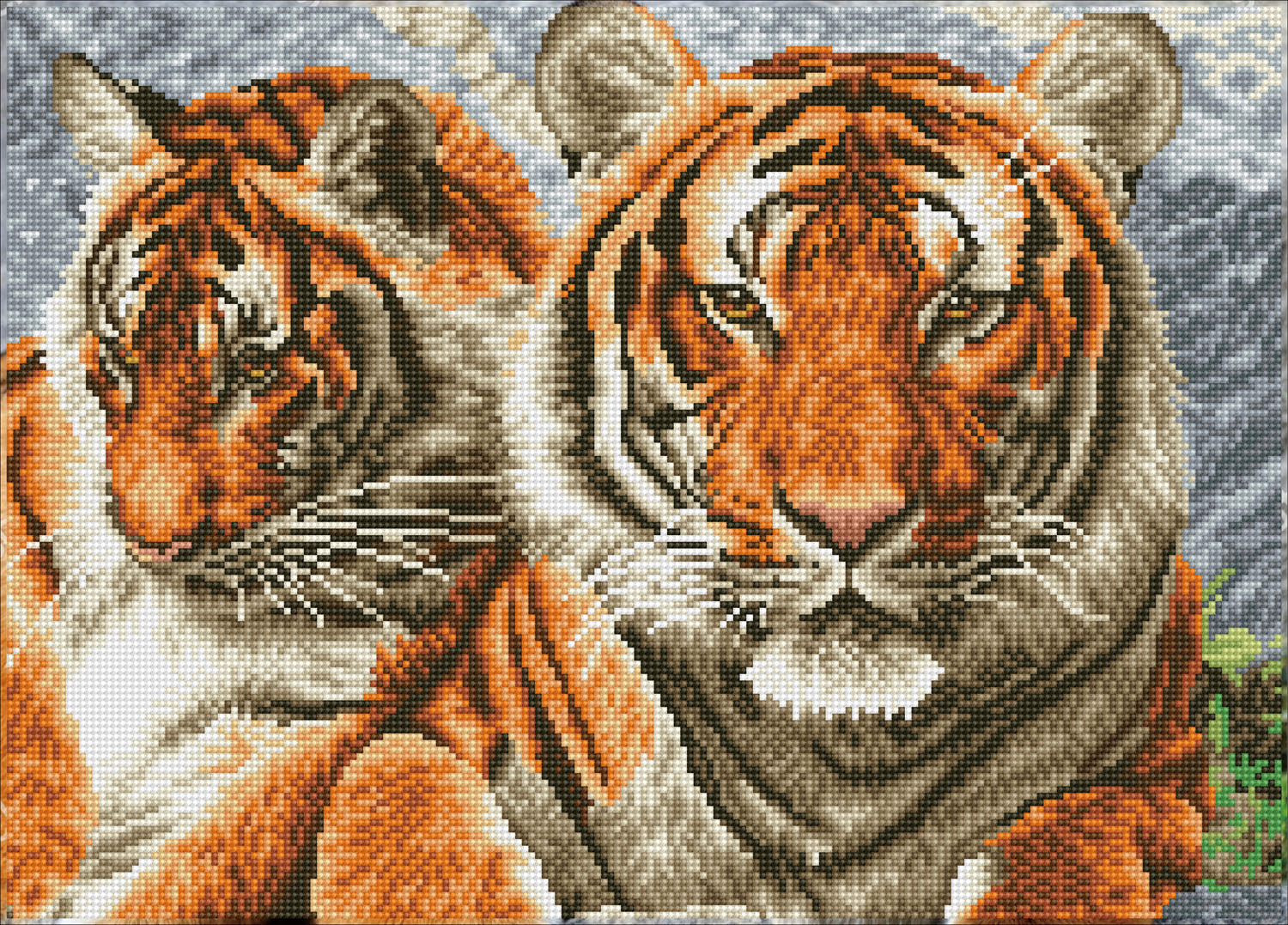 Tablou cu diamante – Tigri, 37 x 52 cm edituradiana.ro poza 2022