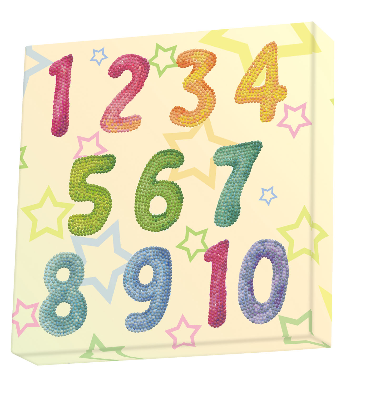Tablou Diamond Box – Numere, 28 x 28 cm