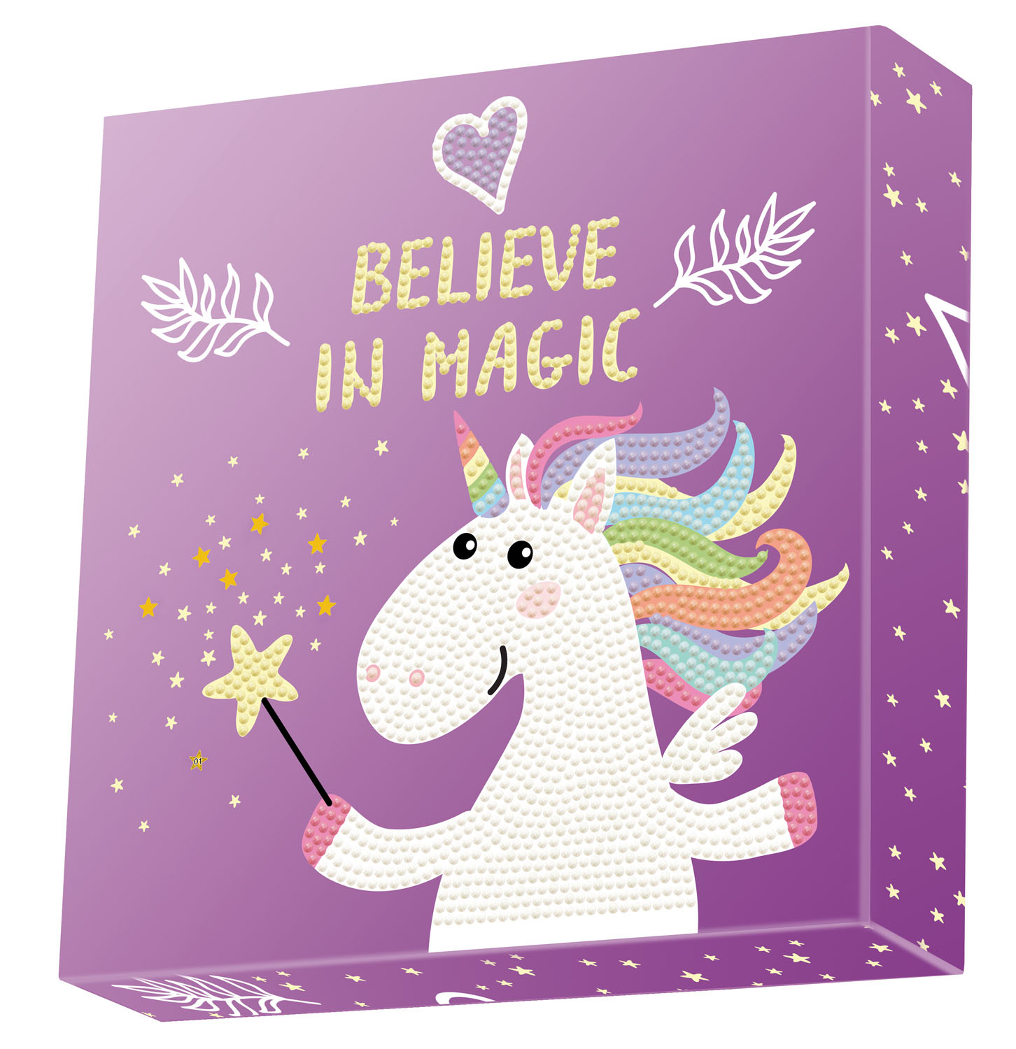 Tablou Diamond Box – Unicorn magic