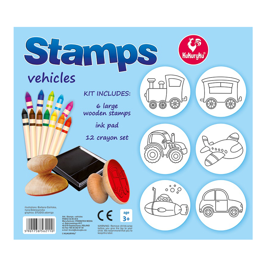 Ștampile din lemn - Vehicule