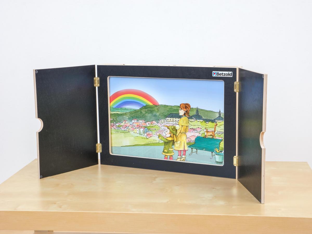 Teatru de masă – povești cu imagini în format A3 - 46 x 32 x 6,2 cm