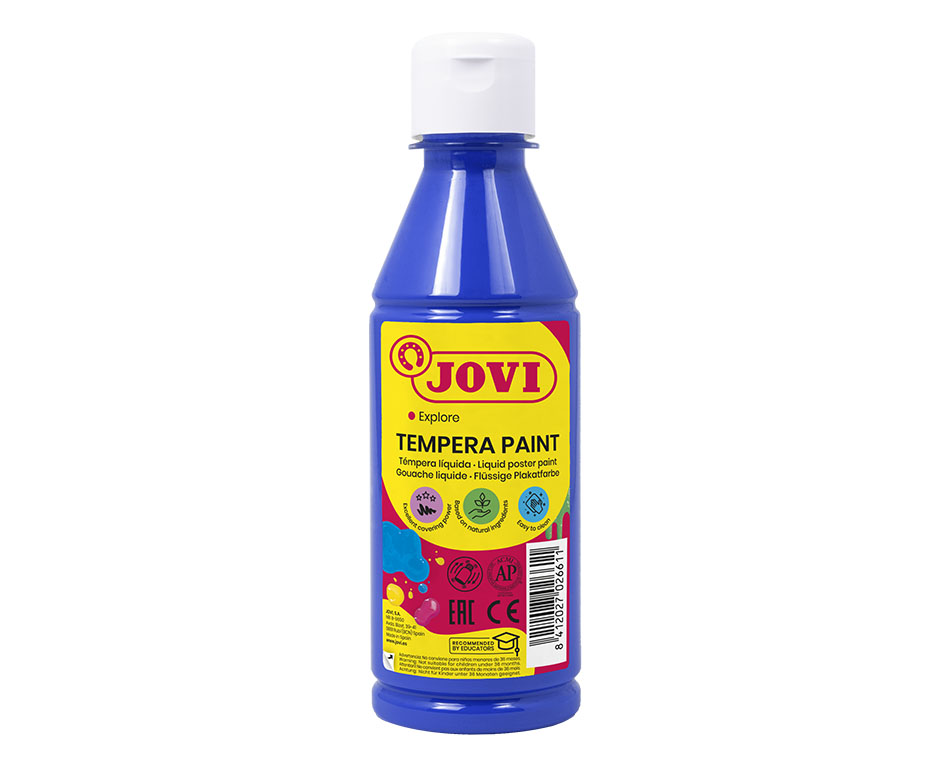 Tempera lichidă pe bază de apă, 250 ml - Albastru marin