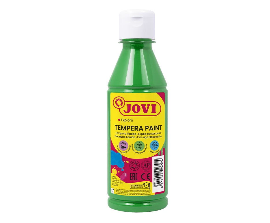 Tempera lichidă pe bază de apă, 250 ml - Verde