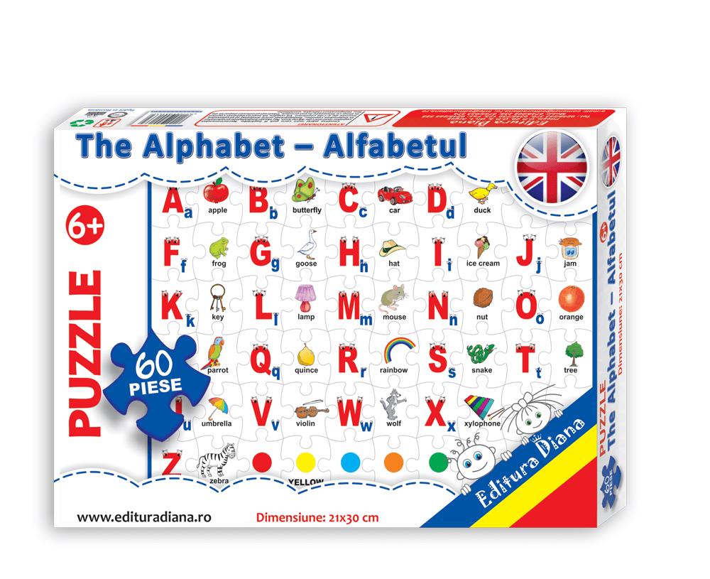 The alphabet -alfabetul - puzzle 60 piese