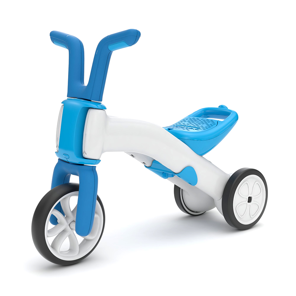 Tricicletă și bicicletă 2 în 1 – Bunzi albastră – de la 3 roți la 2 roți fără unelte edituradiana.ro imagine 2022