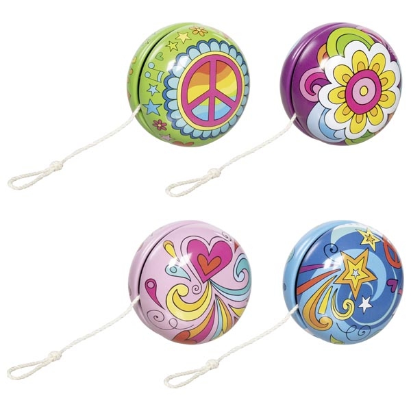 Yo-yo colorat din metal