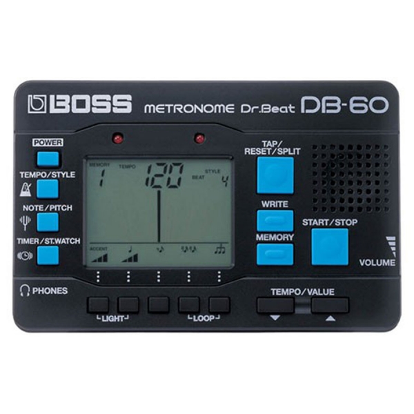 Acordoare chitara, metronoame - BOSS DB-60 Dr. Beat Metronome, guitarshop.ro