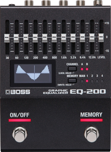 Efecte chitara electrica - BOSS EQ-200 Graphic Equalizer, guitarshop.ro