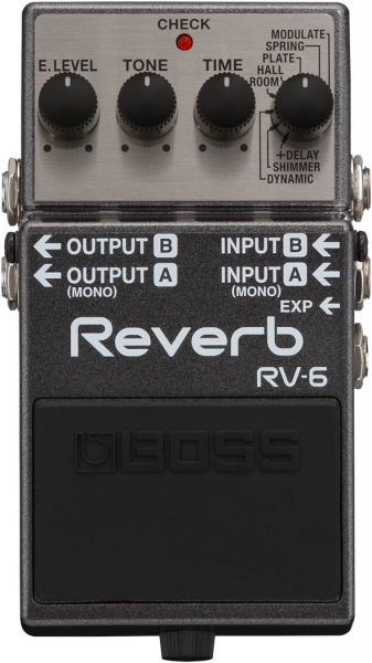 Efecte chitara electrica - BOSS RV-6 Reverb, guitarshop.ro