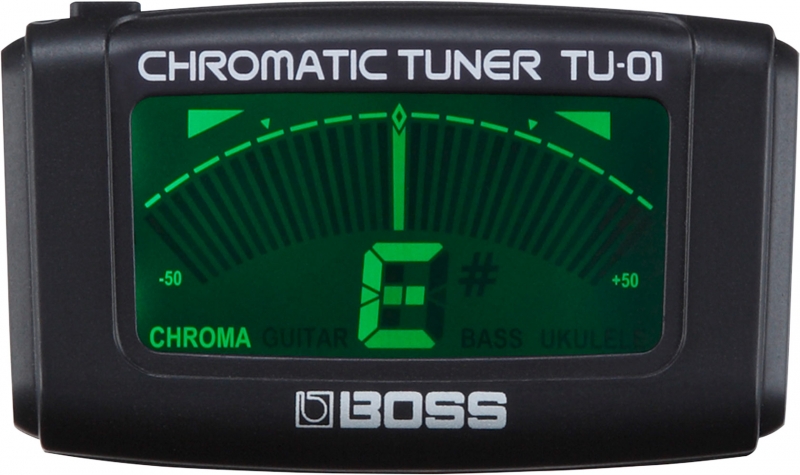Acordoare chitara, metronoame - BOSS TU-01 Chromatic Tuner, guitarshop.ro