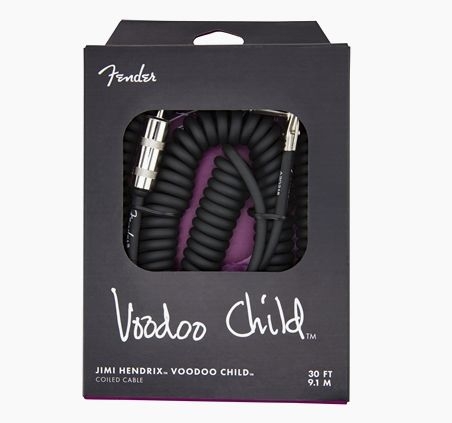 Cabluri chitara - Cablu Fender JH Voodoo Child Cable Black 30', guitarshop.ro