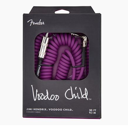 Cabluri chitara - Cablu Fender JH Voodoo Child Cable Purple 30', guitarshop.ro